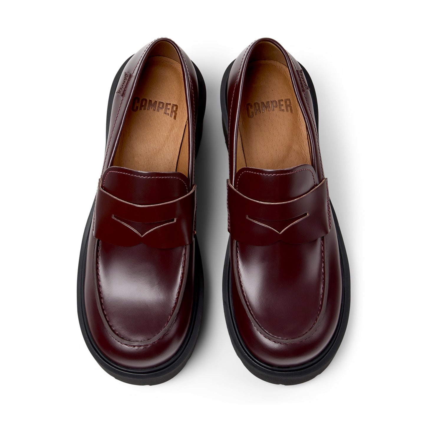 Camper Women's Milah in Burgundy