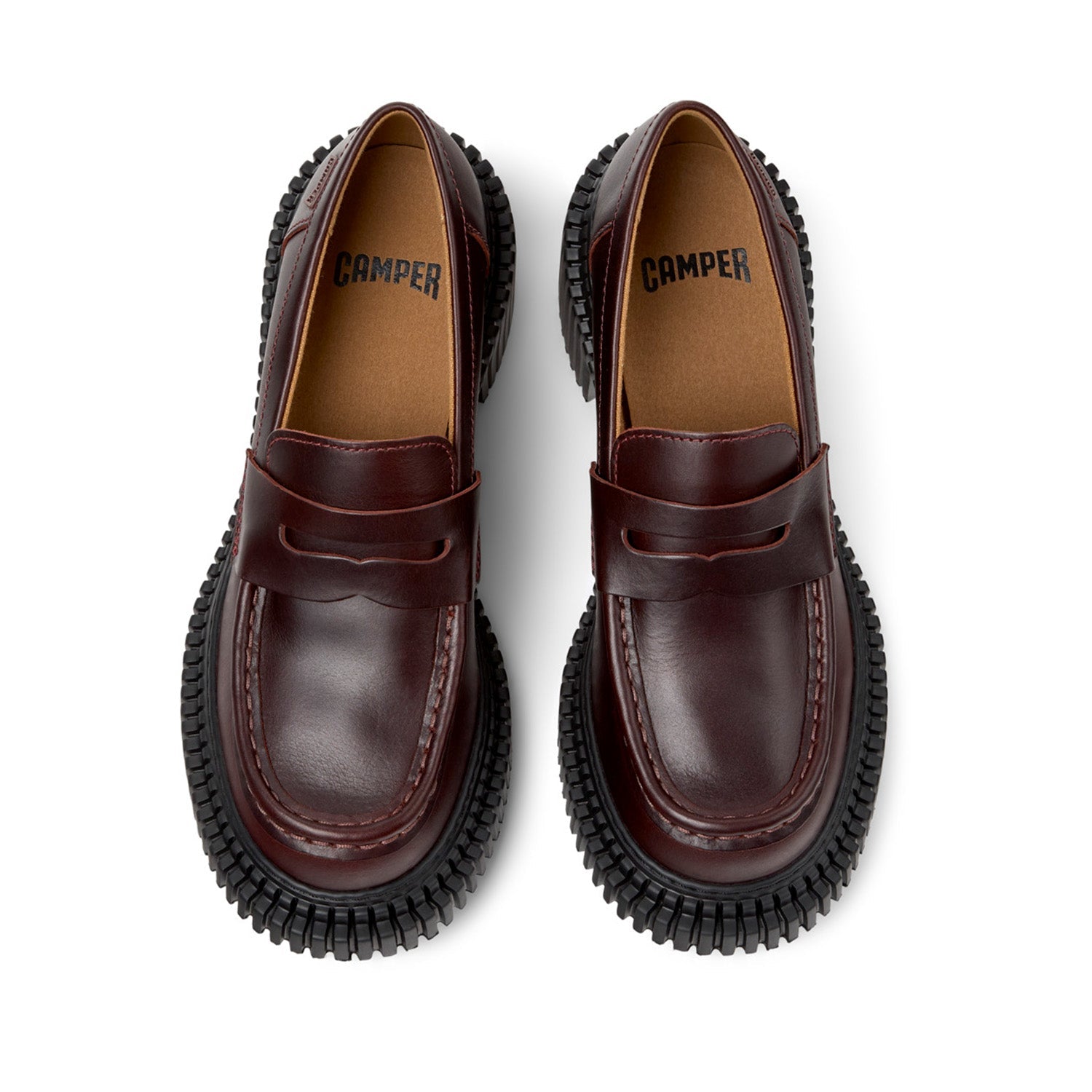 Camper Women's Pix London in Burgundy