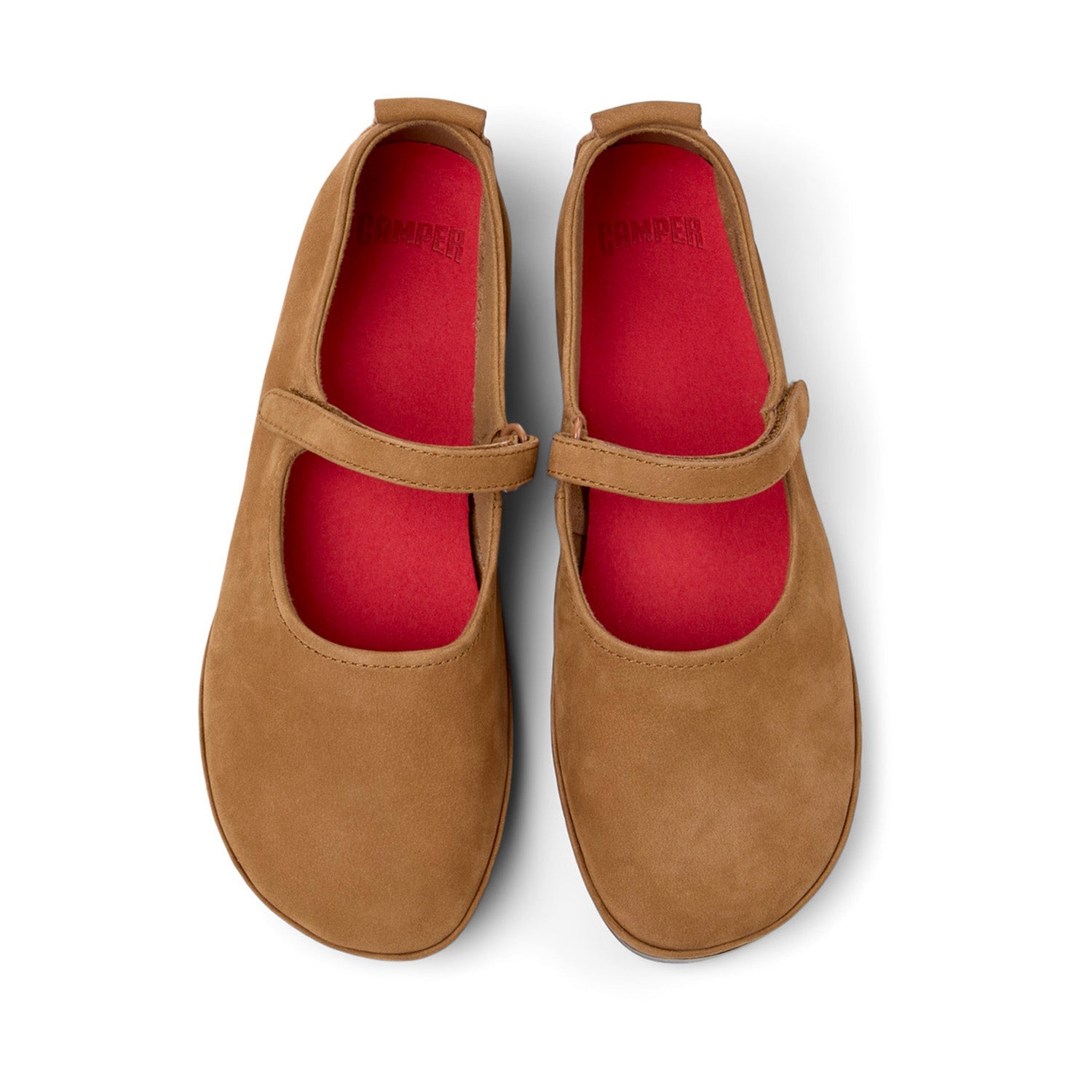 Camper Femme Droite Nina en marron