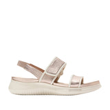 Cole Haan Women's Zerogrand Meritt Sandal in Rose Gold Metallic/Ivory