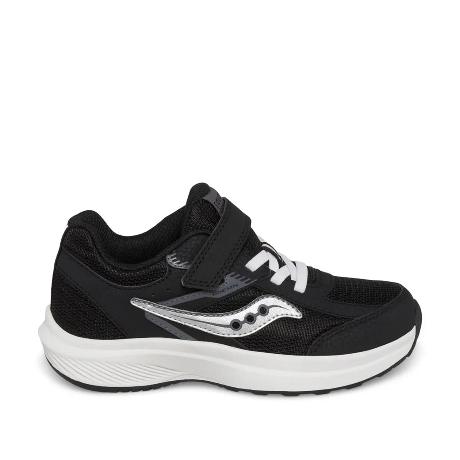 Saucony Kids' Cohesion KDZ A/C in Black/White