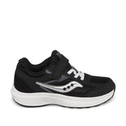 Saucony Kids' Cohesion KDZ A/C in Black/White