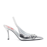 Diesel Women's D-Venus Slingback Shoes in Silver