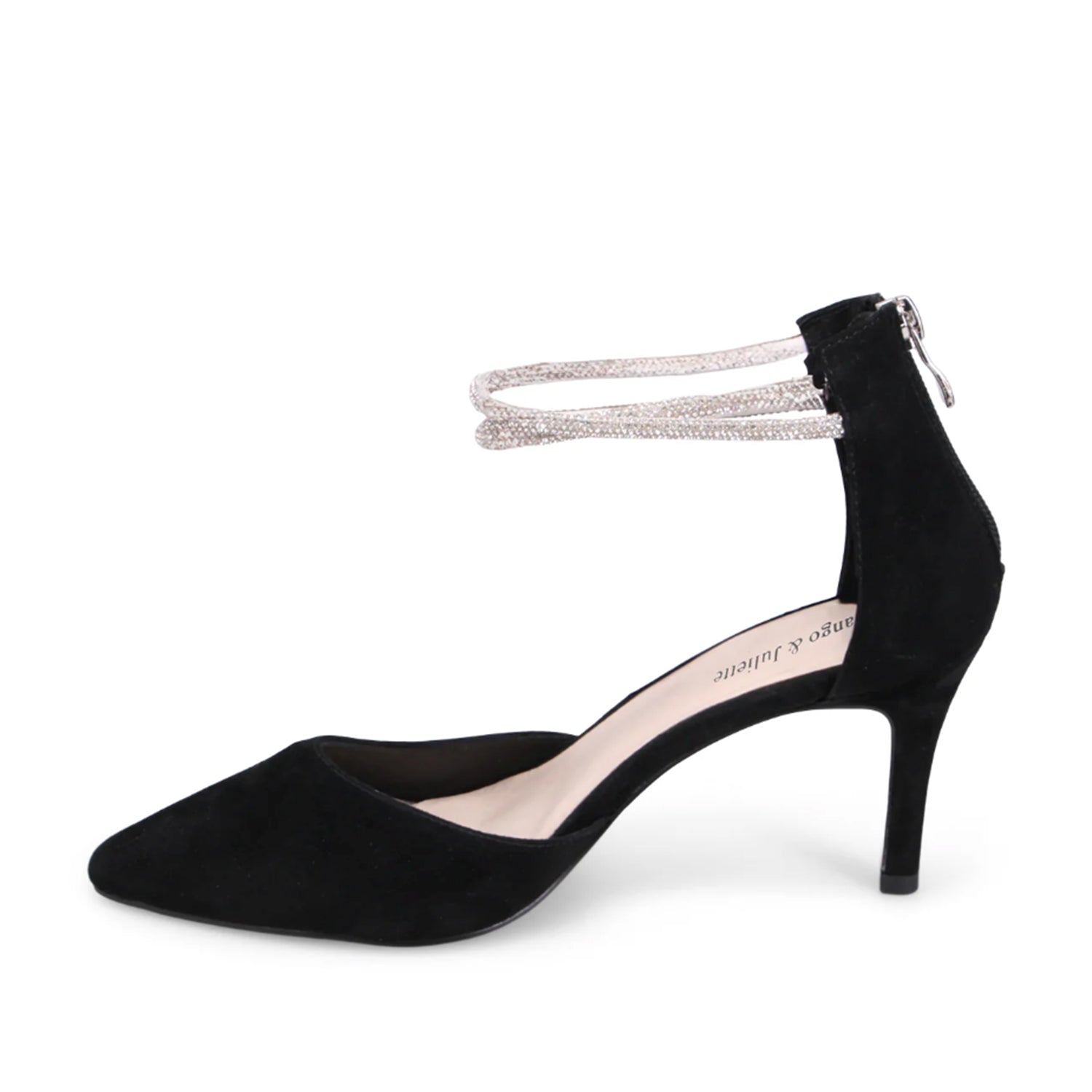 Chaussures Django &amp; Juliette Barclays pour femme, coloris noir et argent
