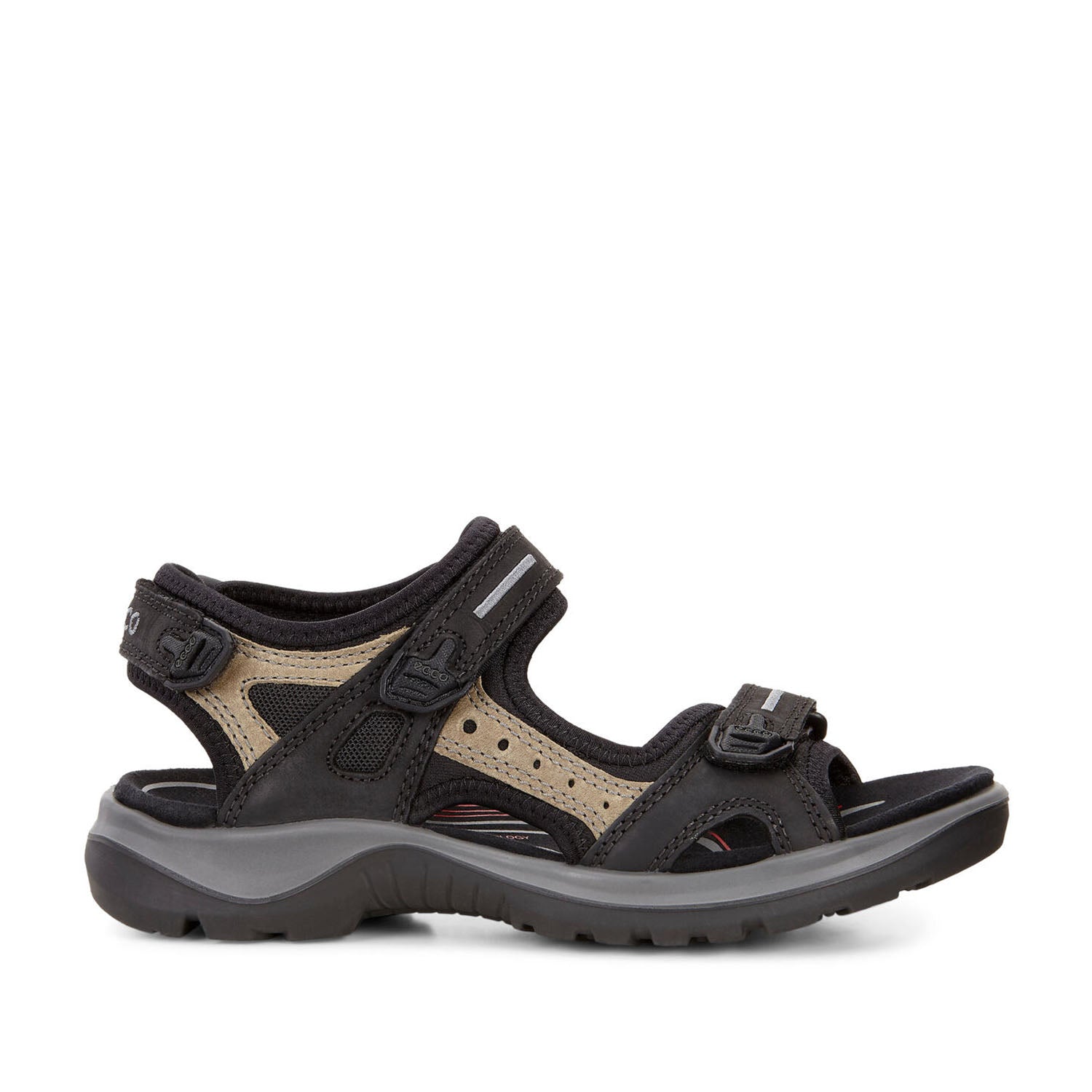 ECCO Women's Offroad Yucatan in Black/Mole/Black