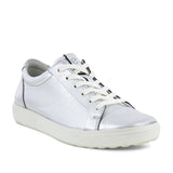 ECCO Women's Soft 7 Sneaker in Pure Silver