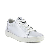 ECCO Women's Soft 7 Sneaker in Pure Silver