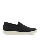 ECCO Women's Soft 7 Slip-On in Black/Powder