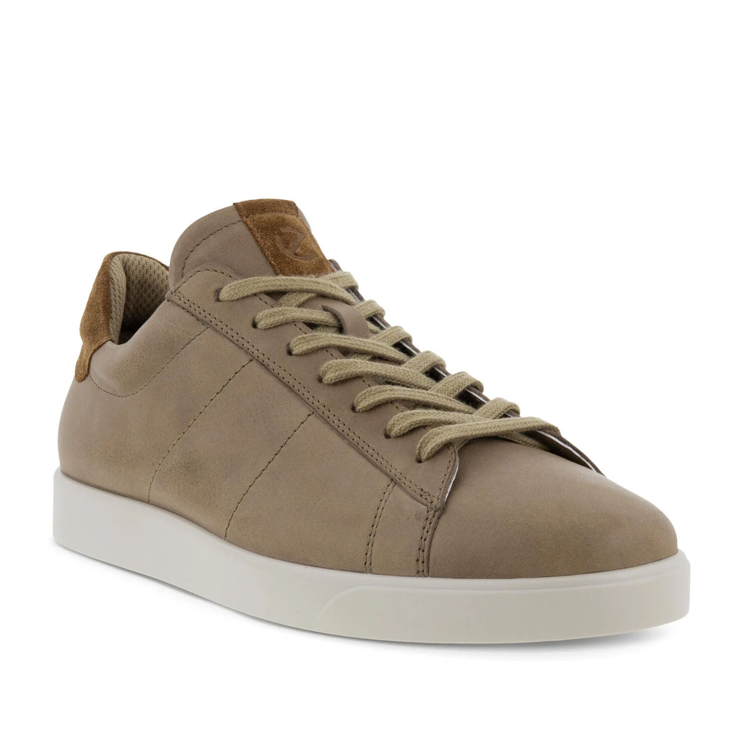 ECCO Men's Street Lite Sneaker in Nutmeg Brown/Camel