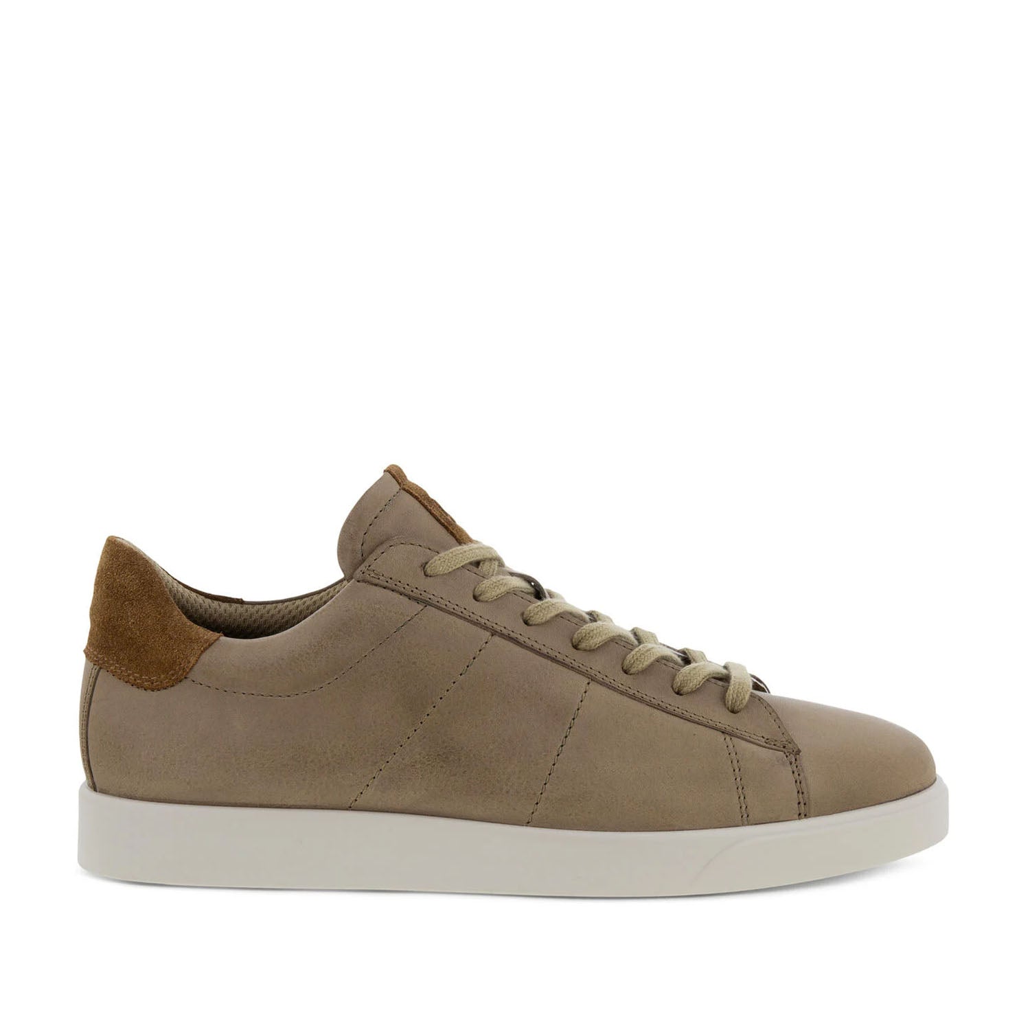 ECCO Men's Street Lite Sneaker in Nutmeg Brown/Camel