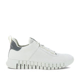 ECCO Men's Gruuv Sneaker in White/White