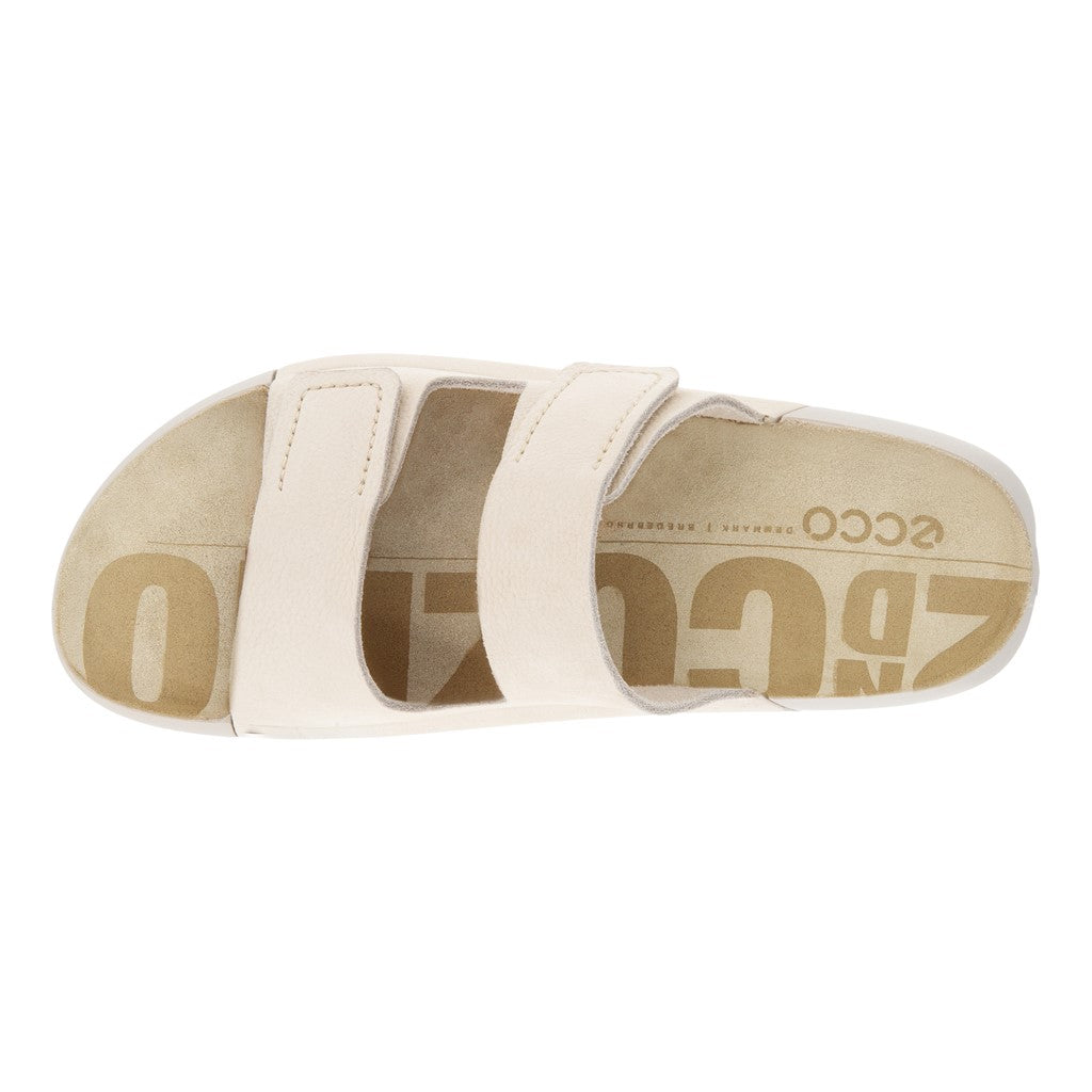 Ecco Women's 2nd Flat Sandal in Limestone