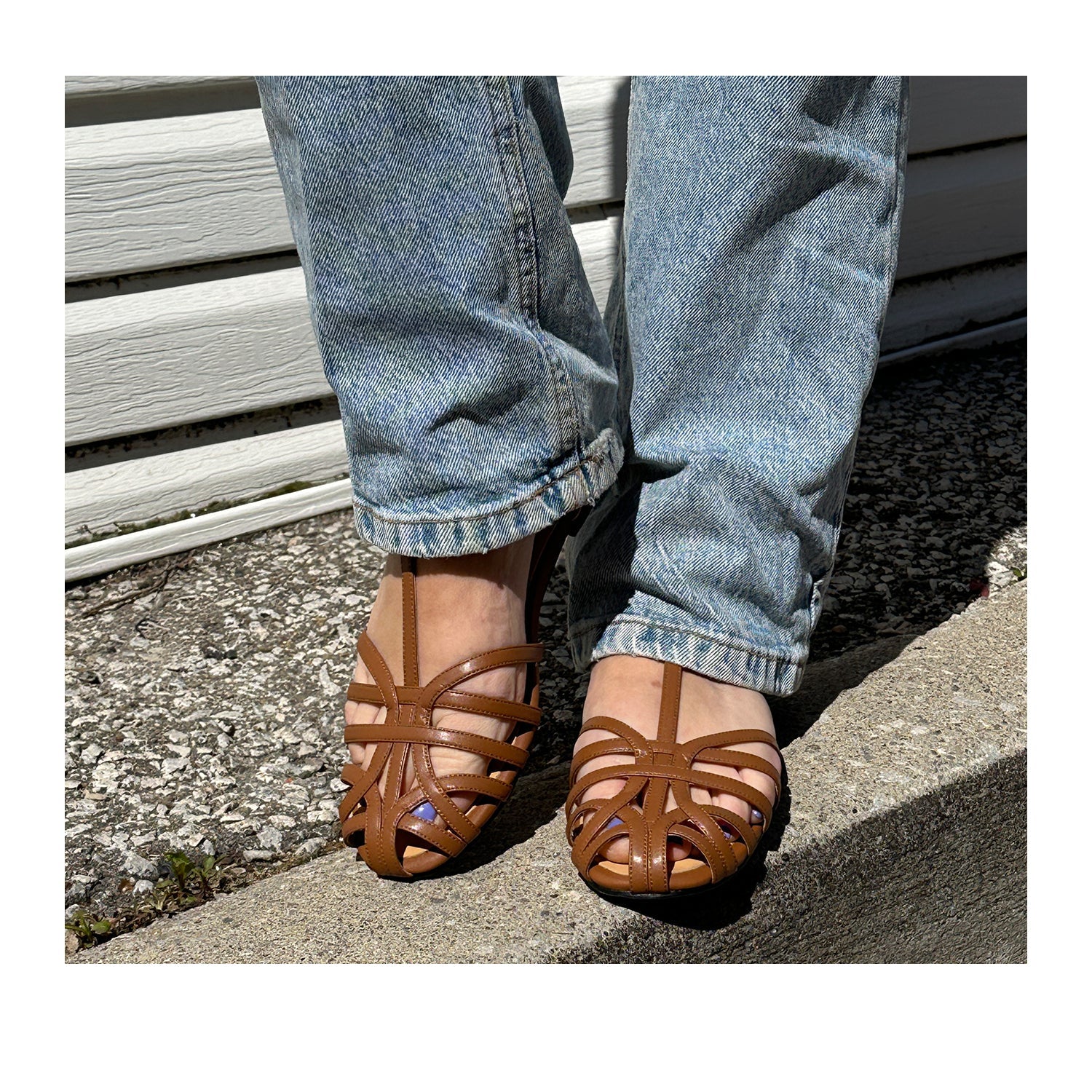 Chaussures Everly pour femmes de Grahame James, couleur marron