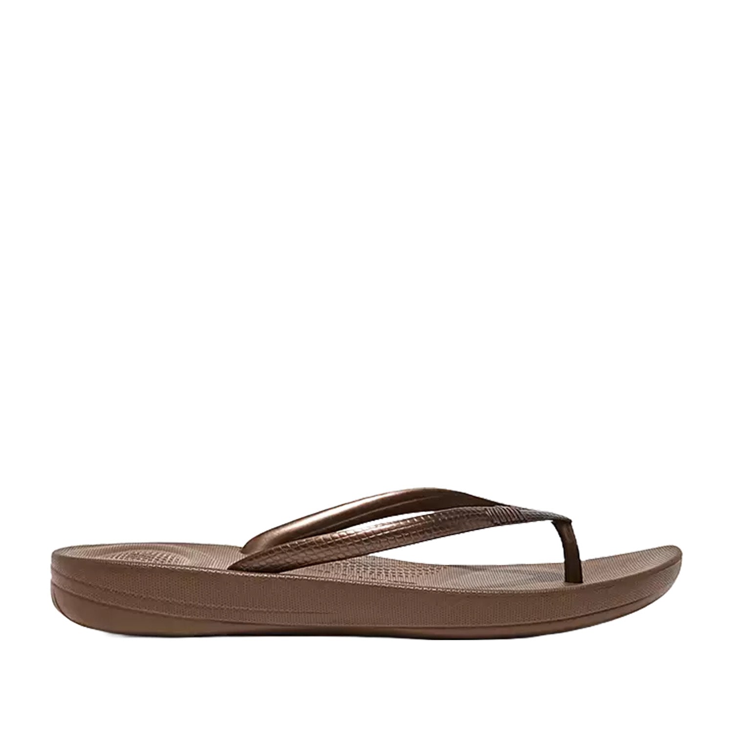 Fitflop Women's IQushion Ergonomic Flip Flop in Bronze
