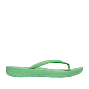 Tongs ergonomiques Fitflop IQushion pour femmes, couleur vert vif
