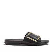 Fitflop Women's Gracie Maxi Buckle Slide in Black