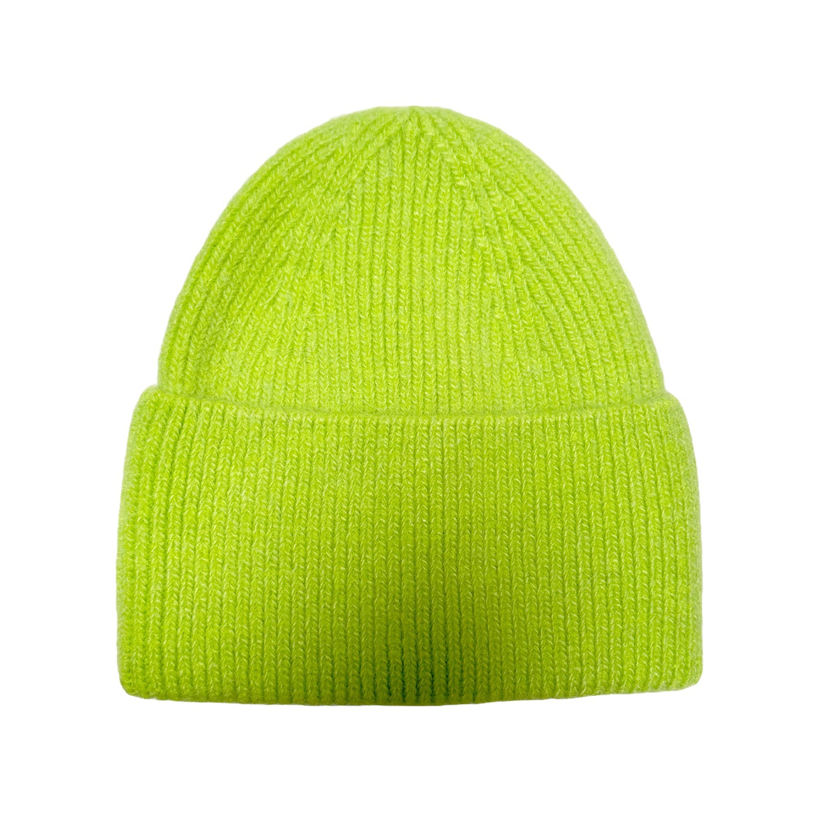 FLOOF Women's Angora Hat in Bright Green
