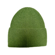FLOOF Women's Angora Hat in Dark Green