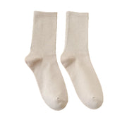 Chaussettes basiques FLOOF pour femmes, couleur beige