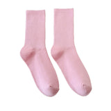 FLOOF Women's Basic Crew Sock in Light Pink