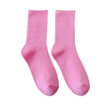 FLOOF Women's Basic Crew Sock in Pink