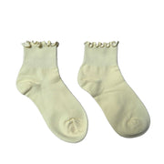 FLOOF Women's For The Frill Sock in White