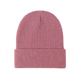 FLOOF Unisex Knit Hat in Dusty Rose