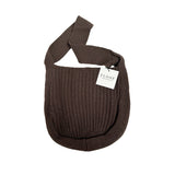 FLOOF Knit Shoulder Bag in Coffee