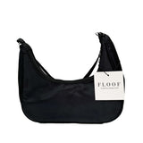 FLOOF Nylon Shoulder Bag in Black