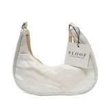 FLOOF Nylon Shoulder Bag in White