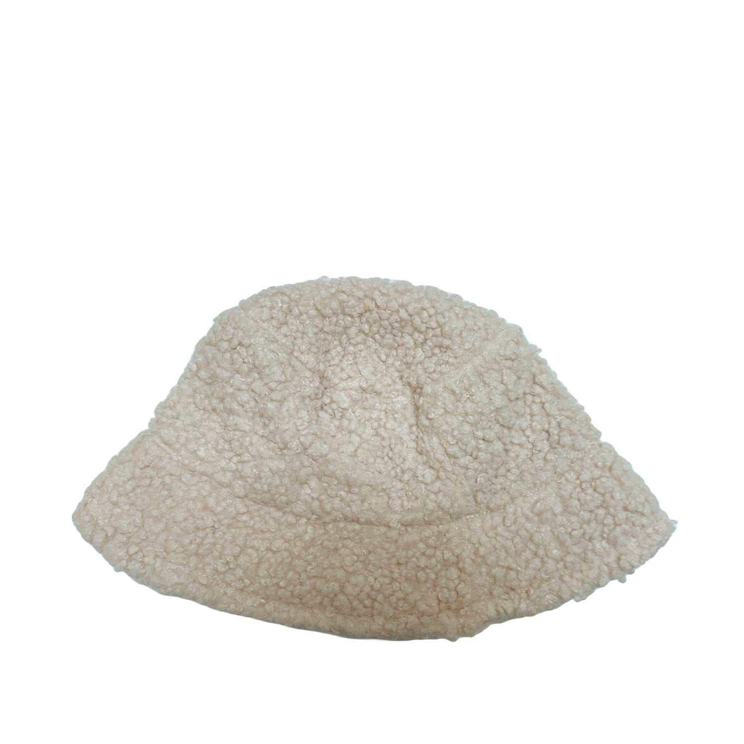 FLOOF Plush Bucket Hat in Beige