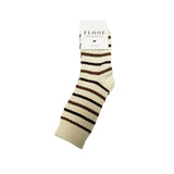 FLOOF Retro Stripe Sock in Brown 2