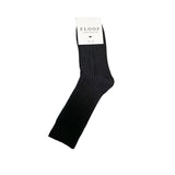 FLOOF Ribbed Tube Sock in Black