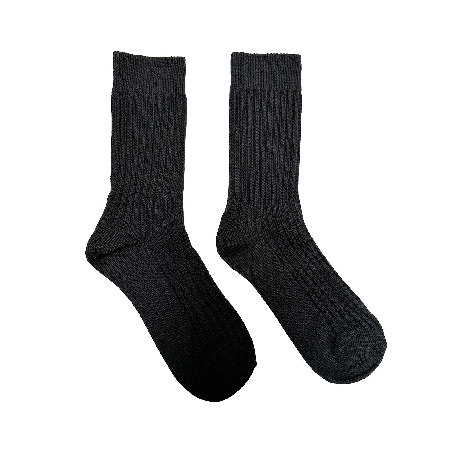 Chaussettes tubulaires côtelées FLOOF noires