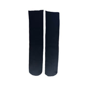 Chaussettes côtelées à revers FLOOF pour femmes, noires