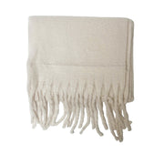 FLOOF Women's Plush Blanket Scarf in White