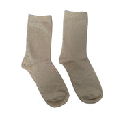 Chaussettes FLOOF Twinkle Toes pour femmes, couleur champagne