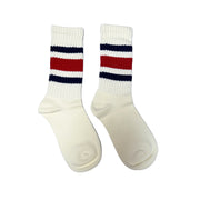 Chaussettes universitaires FLOOF rouges et noires