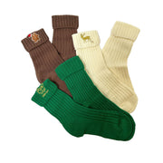 Ensemble de chaussettes de Noël pour femmes FLOOF, motif pain d'épice