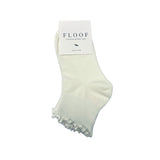 FLOOF Women's For The Frill 2.0 Sock in White