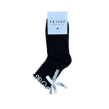 FLOOF Ruffle Bow Sock in Black