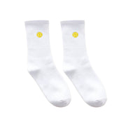 FLOOF Tennis Crew Sock in White w Ball