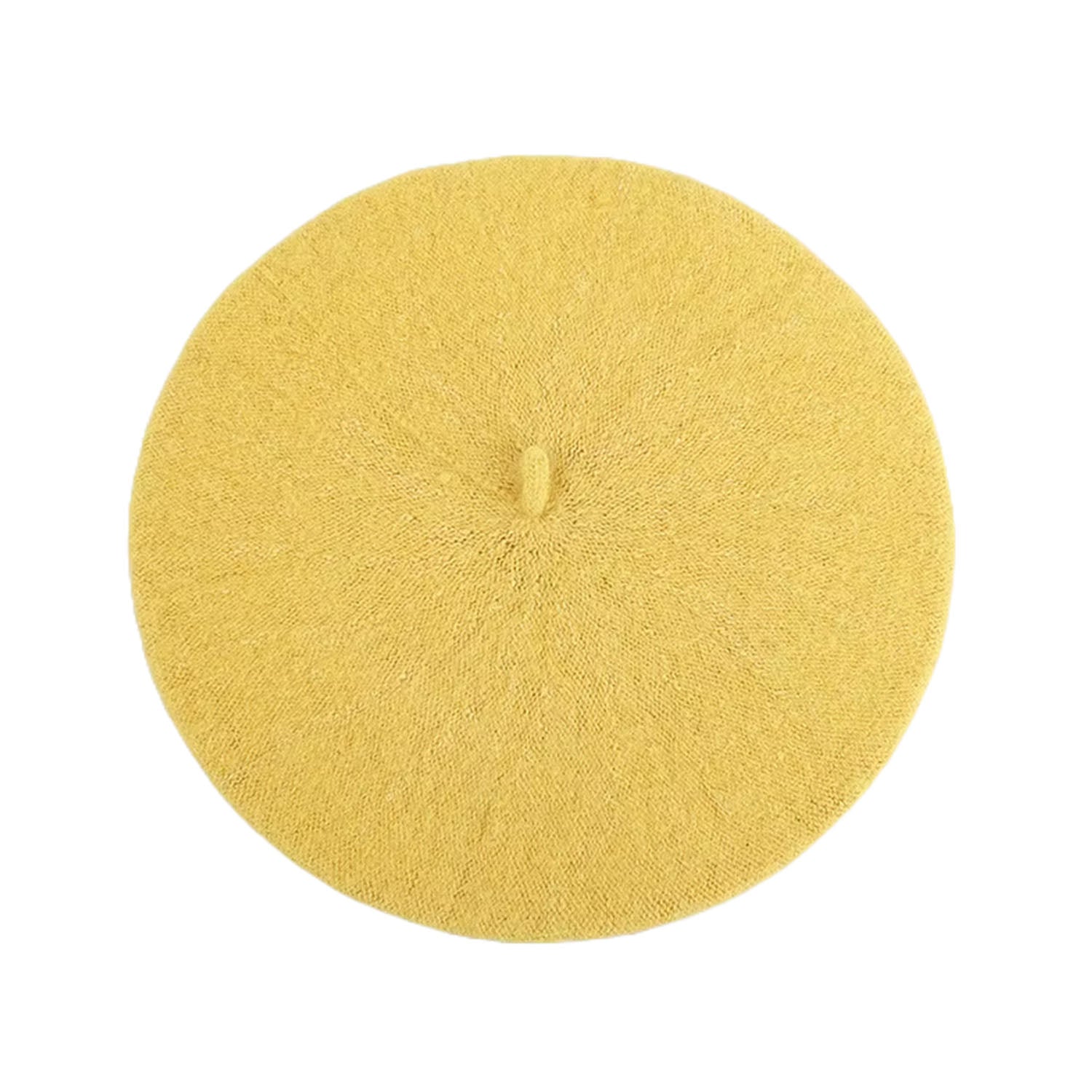 FLOOF Wool Beret in Butter