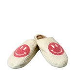 FLOOF Adult Fluffy Face Slippers in Pink