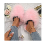 FLOOF Sass-quatch Slippers in Rose