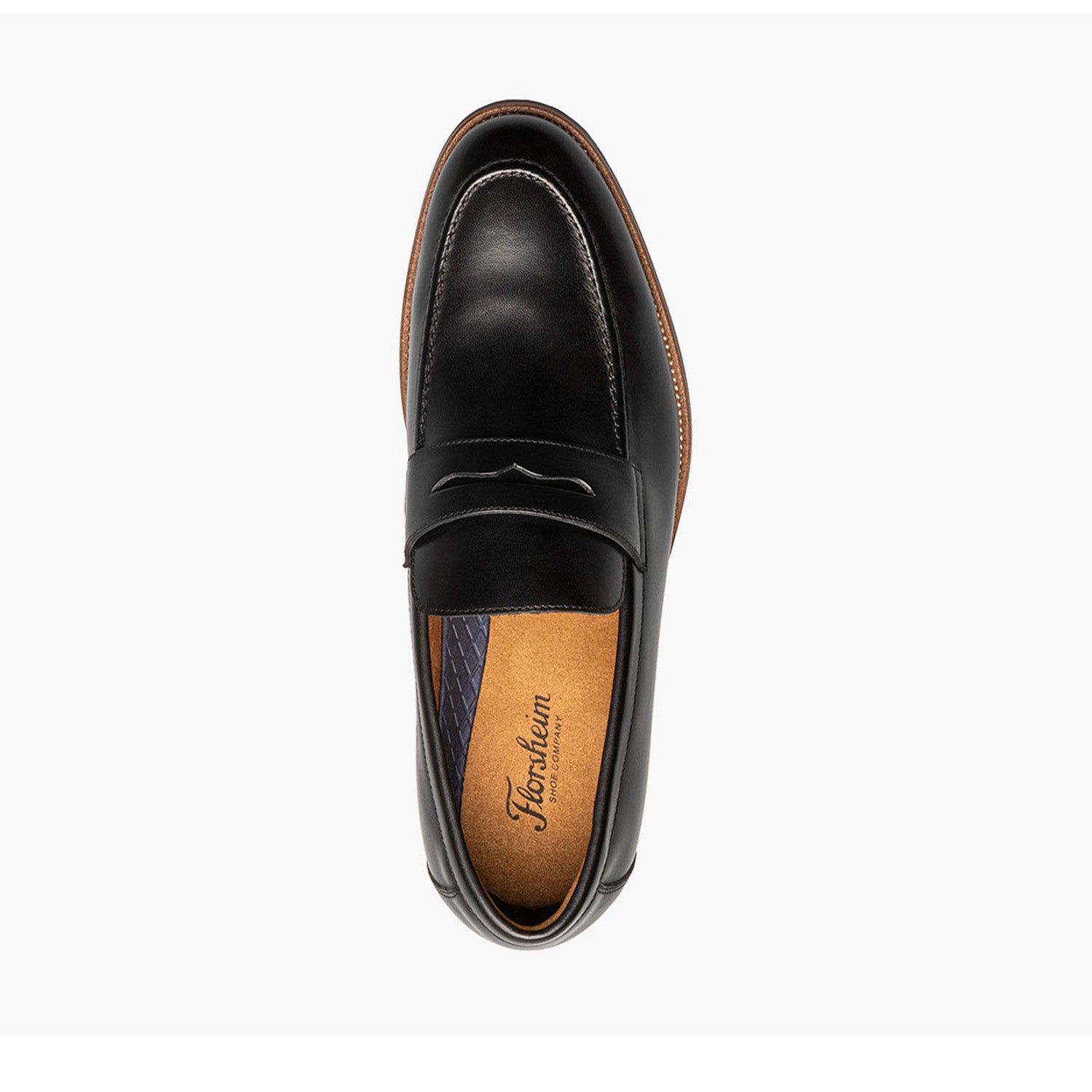 Mocassins Florsheim Rucci Penny pour homme, noirs