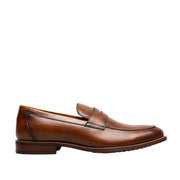 Mocassins Florsheim pour homme, modèle Rucci Penny, couleur cognac