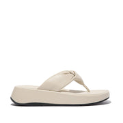Fitflop Women's F-Mode Knot Leather Toe Post in Paris Beige