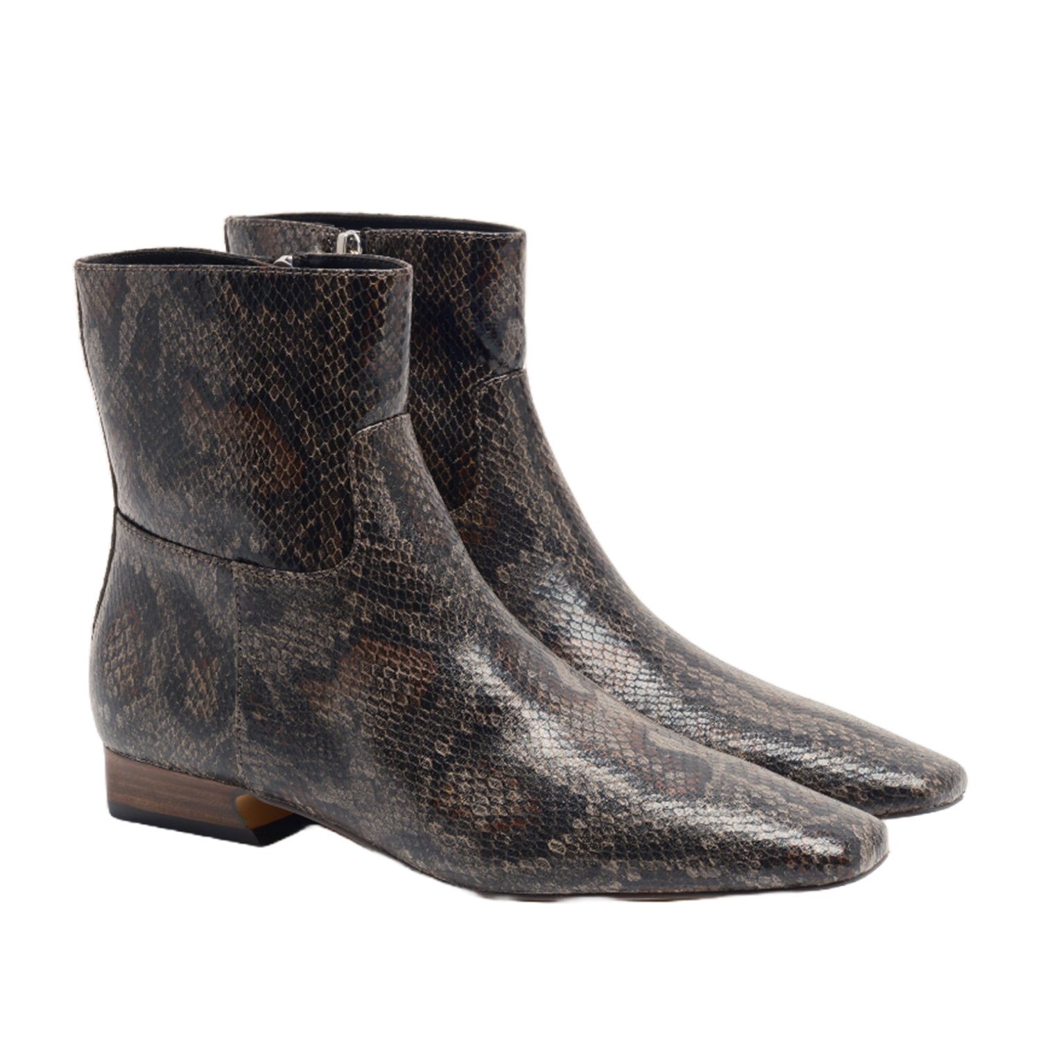 Bottes Free People Easy Does It pour femmes, motif serpent