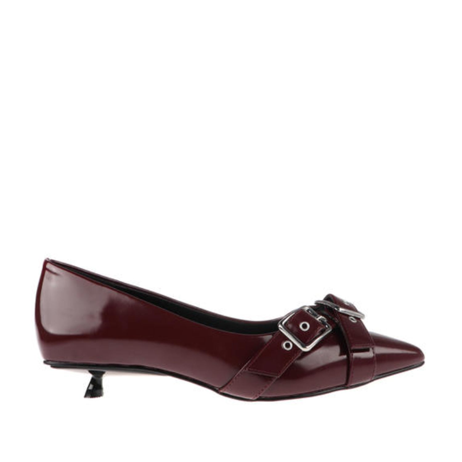 Free People Women's So 90s Kitten Heel in Wine